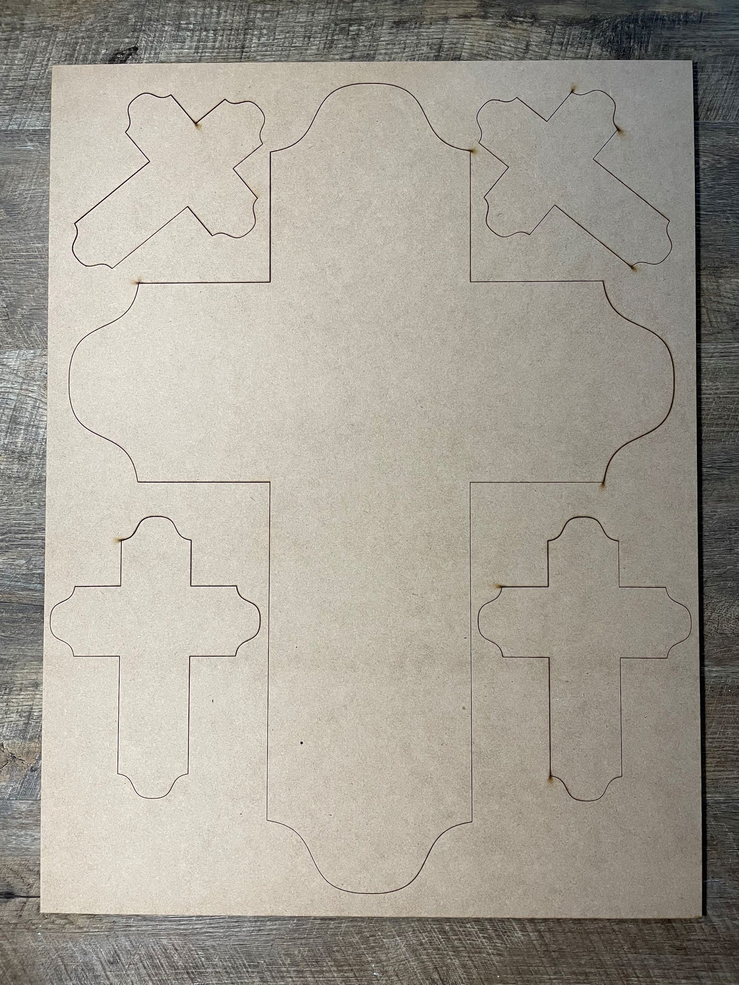 MDF Cutout Cross Set 2