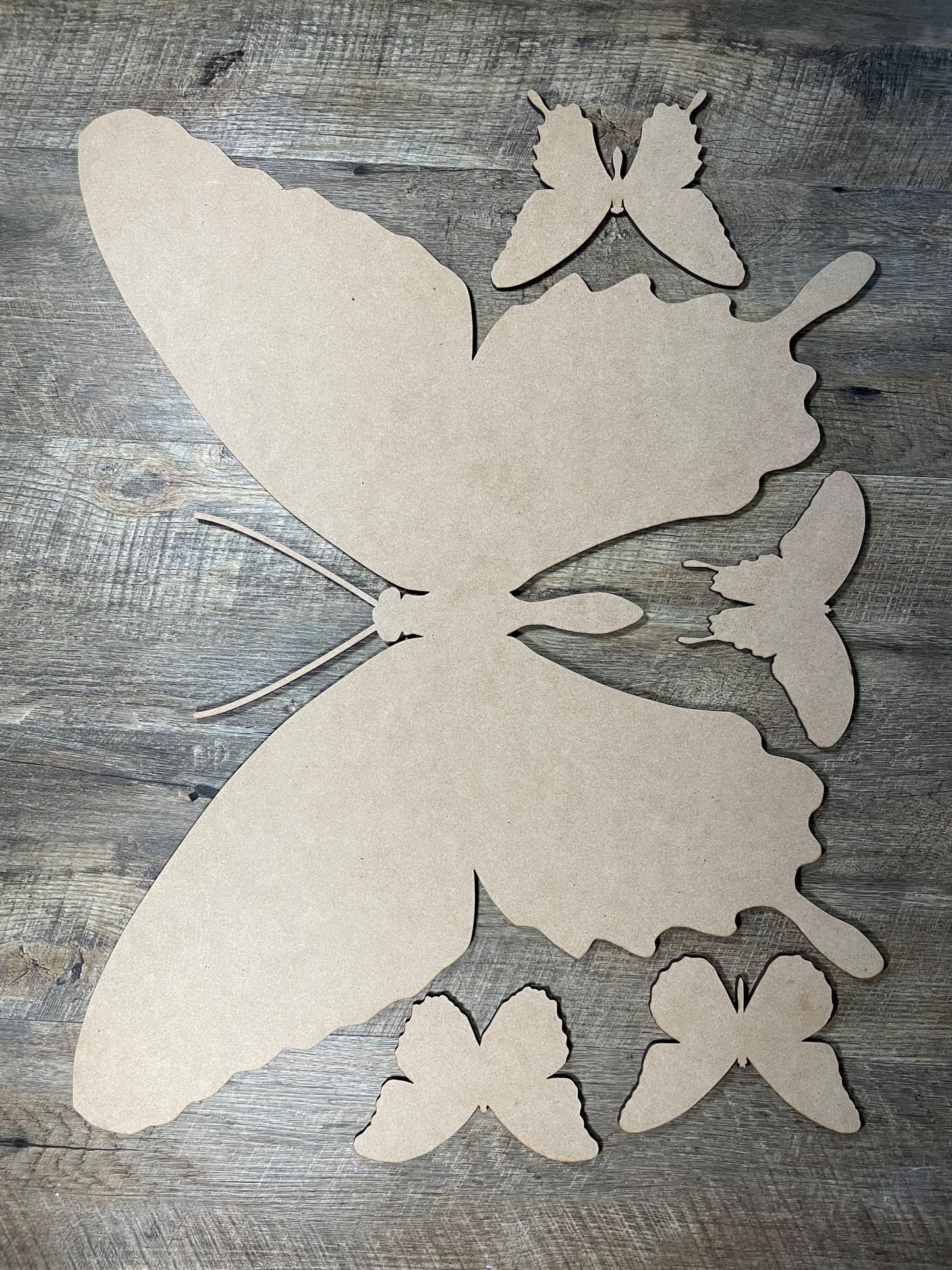 MDF Cutout Butterfly Set 2