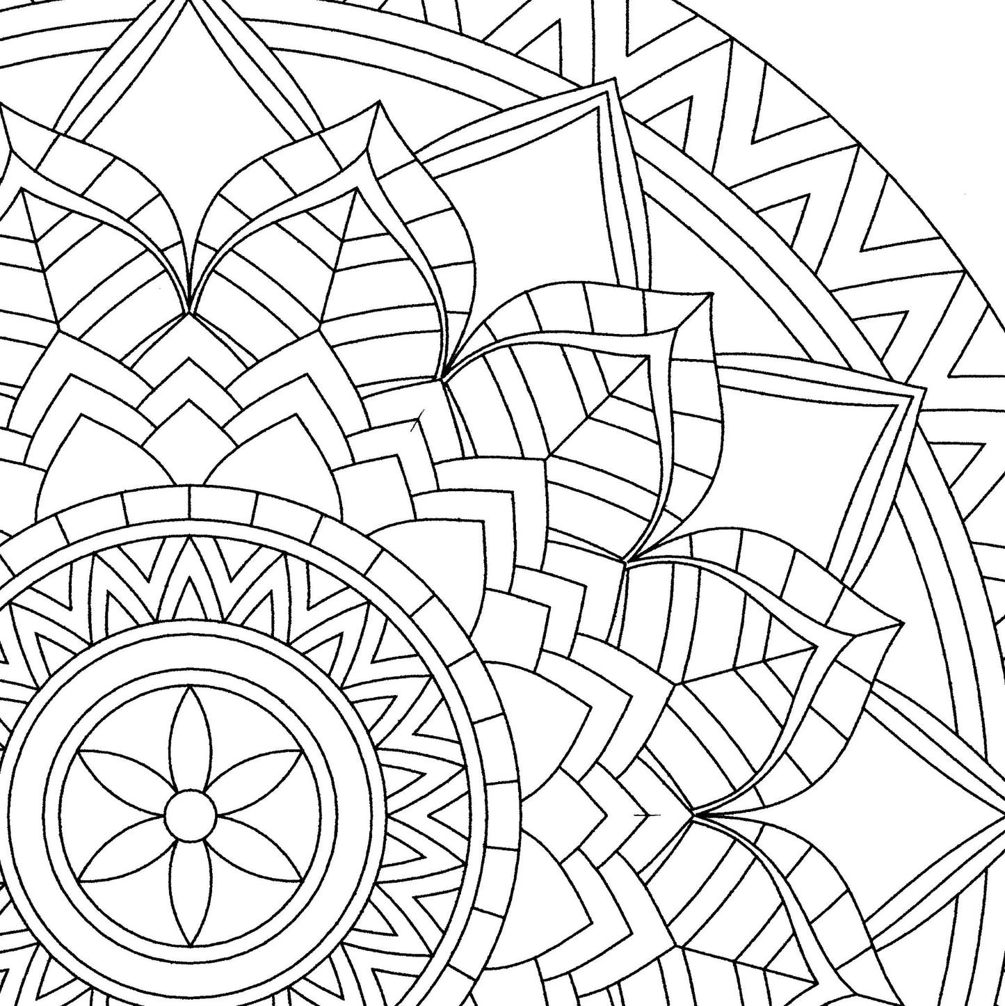 Wilddori Printable Colour In Pages Tribal 14