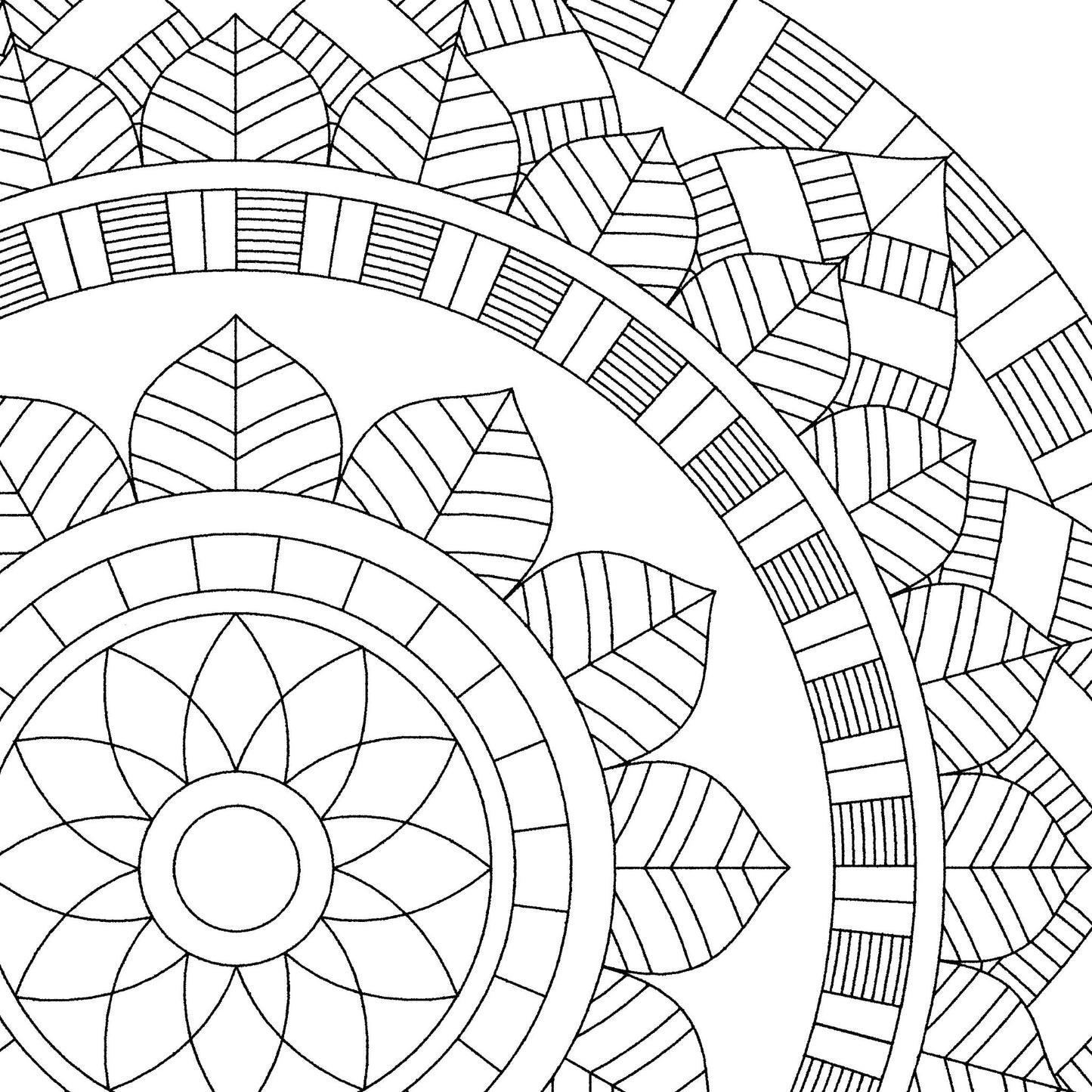 Wilddori Printable Colour In Pages Tribal 16