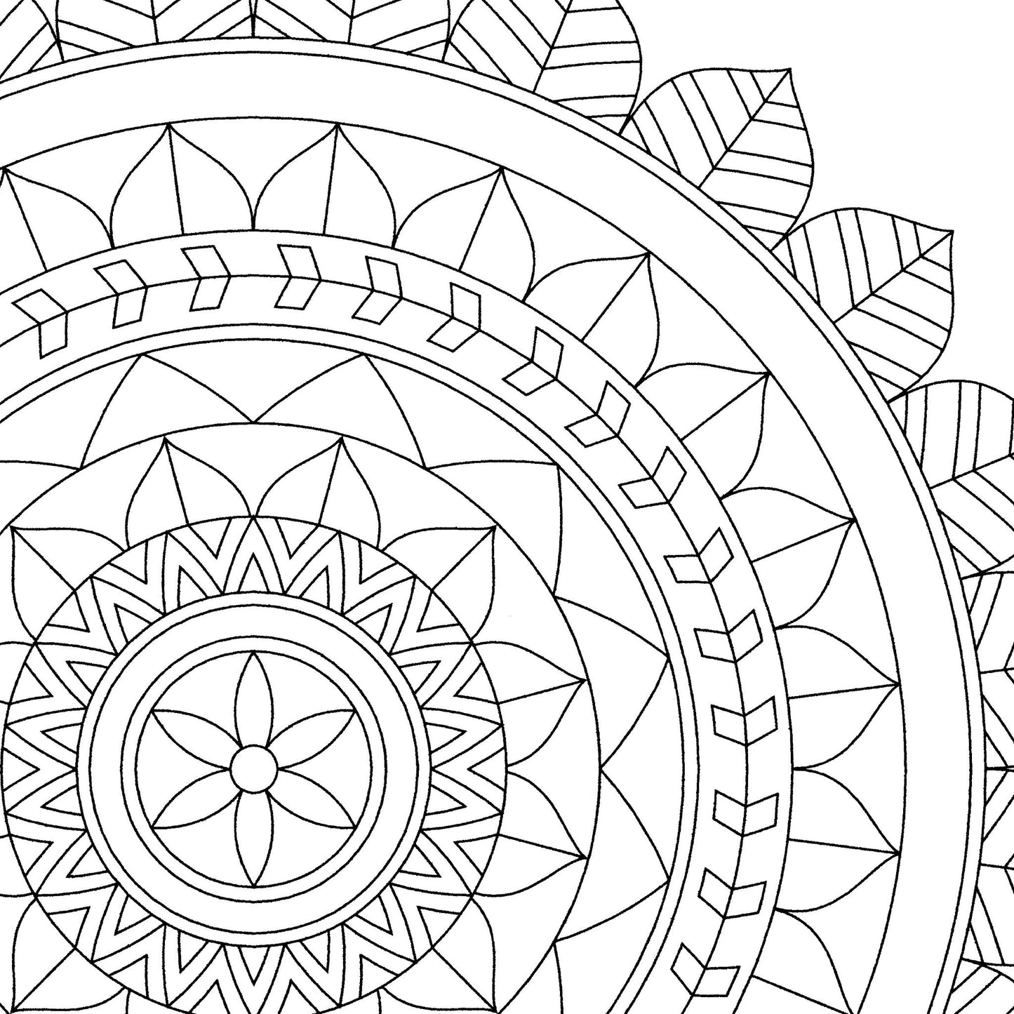 Wilddori Printable Colour In Pages Tribal 17