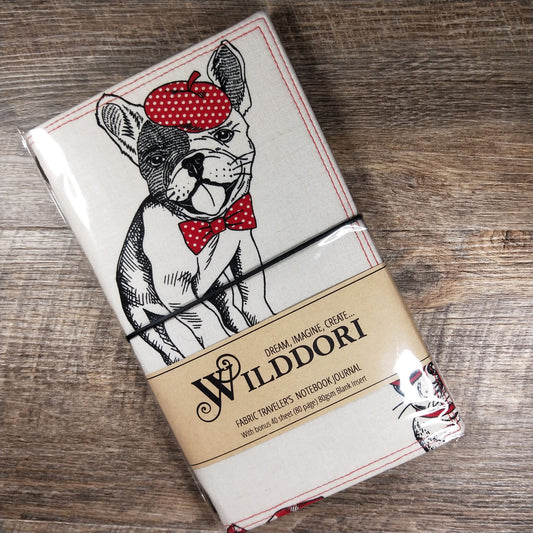 Wilddori Traveler's Notebook Cover Bowtie Pup