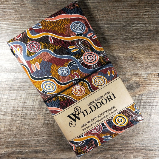 Wilddori Traveler's Notebook Cover Indigenous Print
