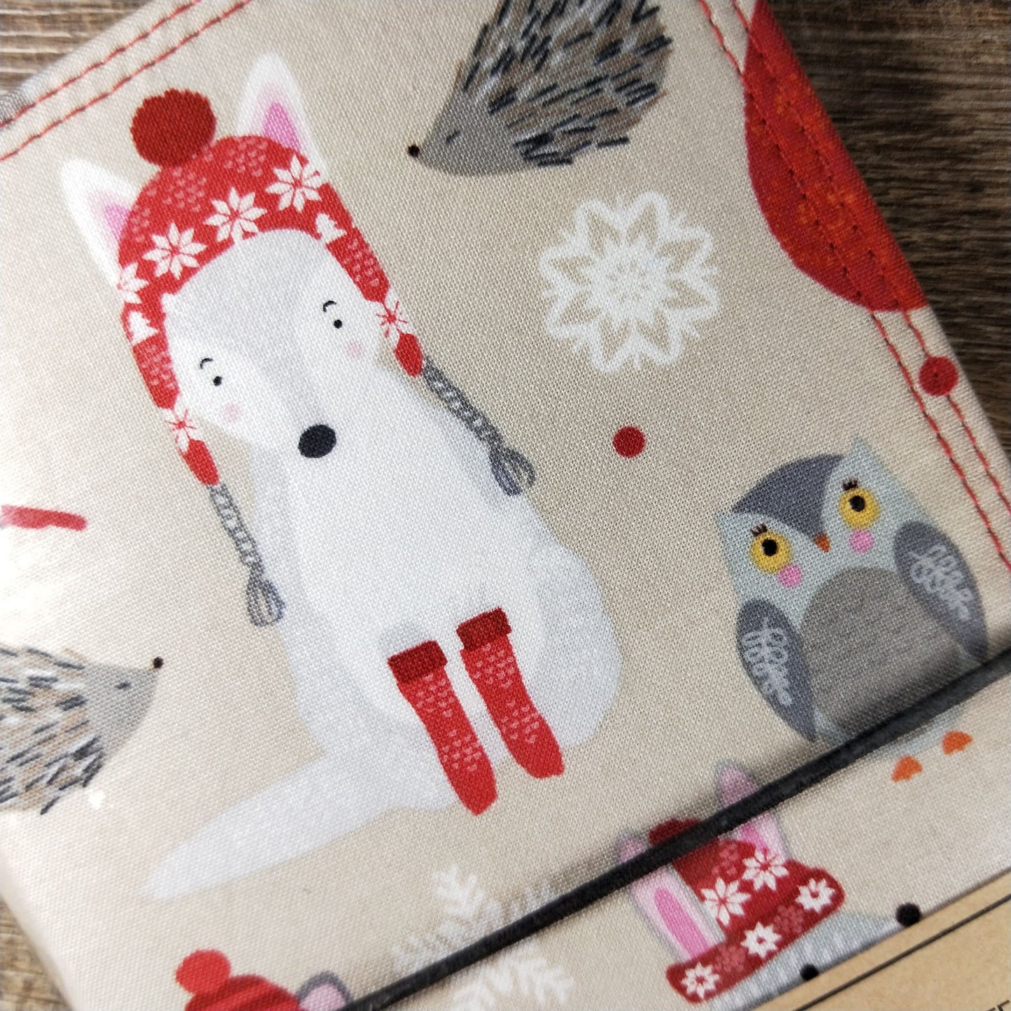 Wilddori Traveler's Notebook Cover Christmas Forest Animals