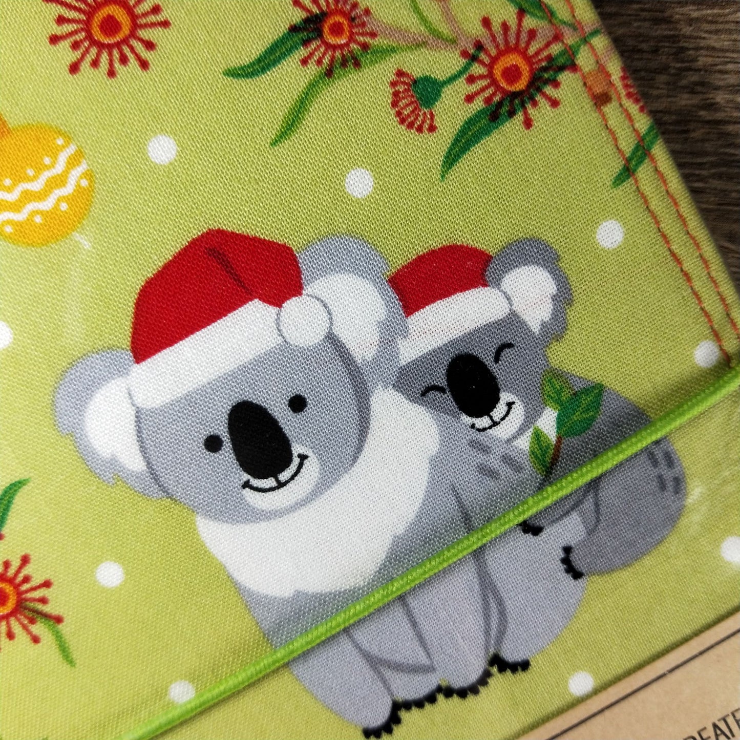 Wilddori Traveler's Notebook Cover Christmas Koala