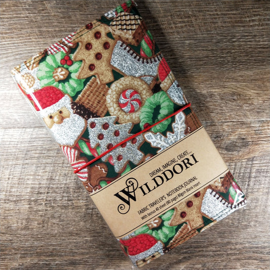 Wilddori Traveler's Notebook Cover Christmas Cookies