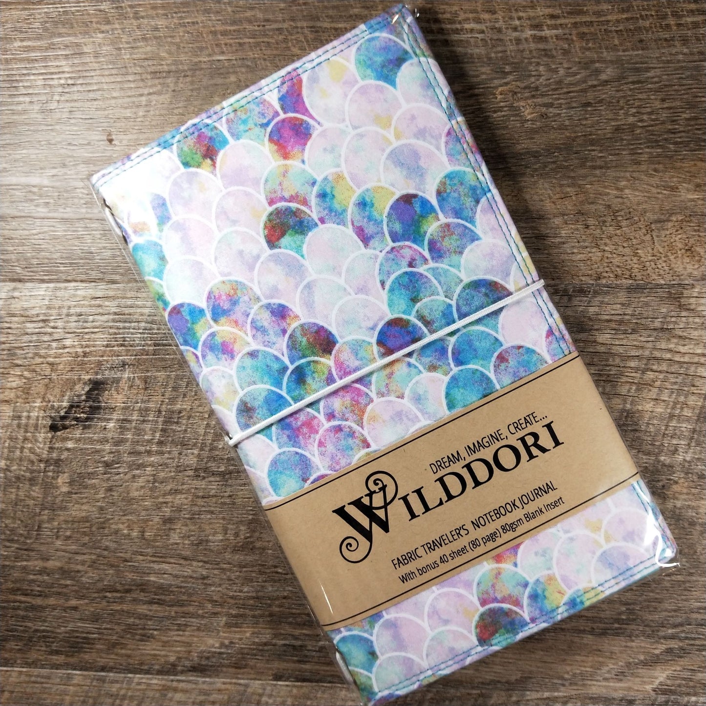 Wilddori Traveler's Notebook Cover Mermaid Scales