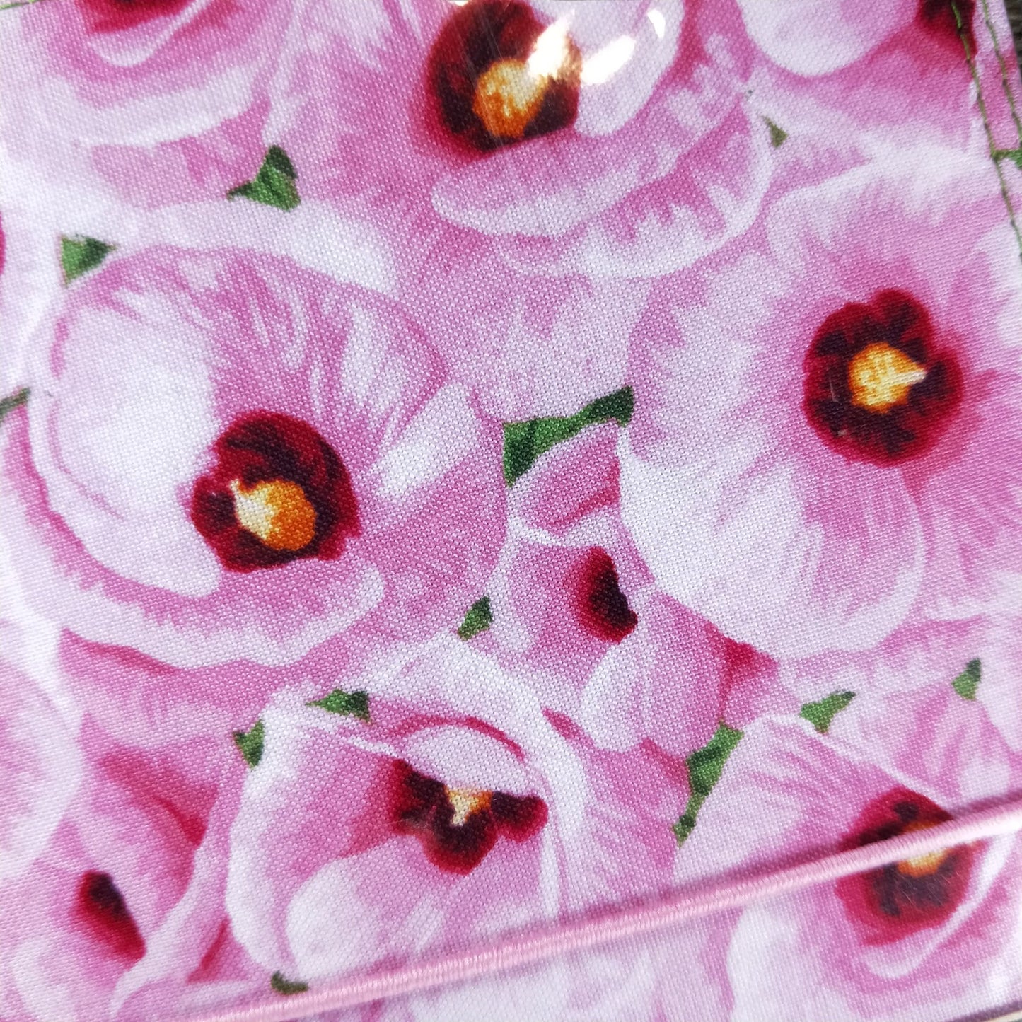 Wilddori Traveler's Notebook Cover Pink Flowers