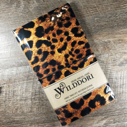 Wilddori Traveler's Notebook Cover Gold Leopard