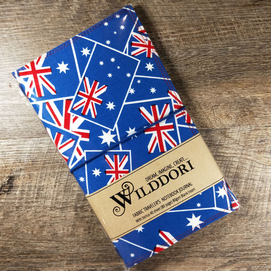 Wilddori Australian Flag Traveler's Notebook Cover