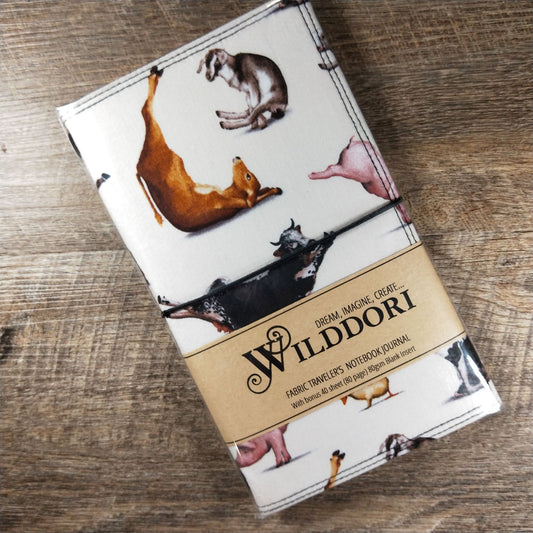 Wilddori Animal Yoga Traveler's Notebook Cover